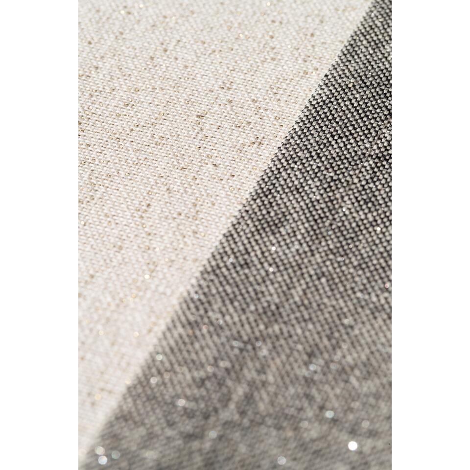 Mistral Home - Tafelkleed glitter effect - 150x250 cm - Donkergrijs
