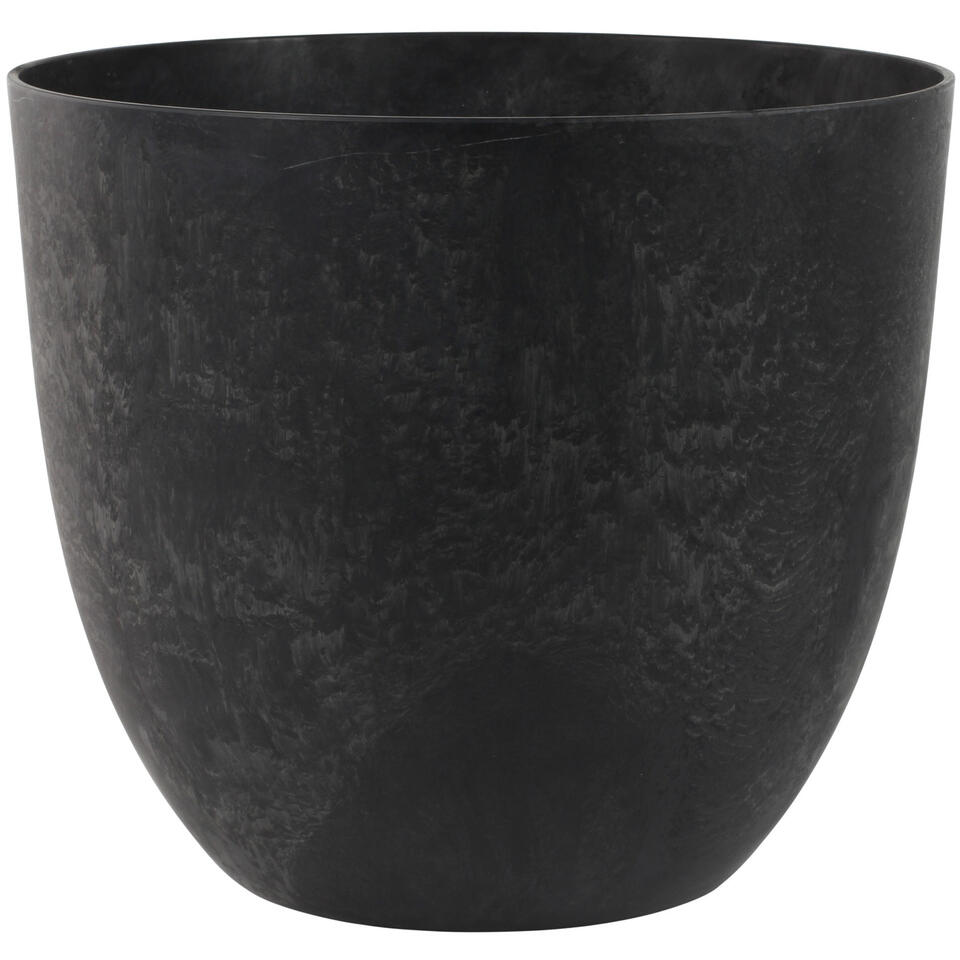 Bellatio design Plantenpot - zwart - kunststof - 45 x 38 cm