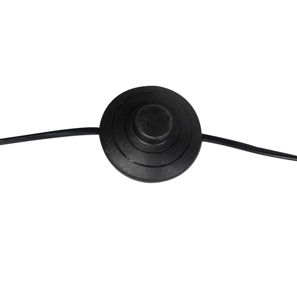 QAZQA Design vloerlamp zwart 5-lichts - Sixties