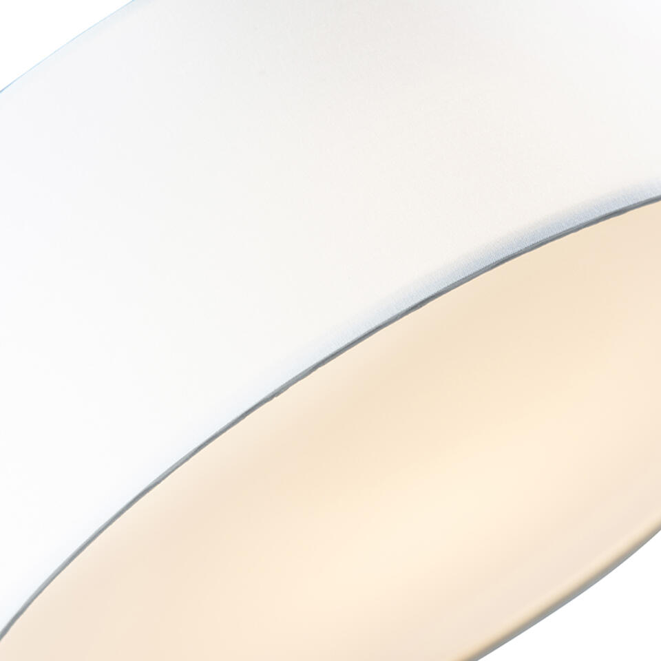 QAZQA Plafondlamp wit 40 cm incl. LED - Drum LED