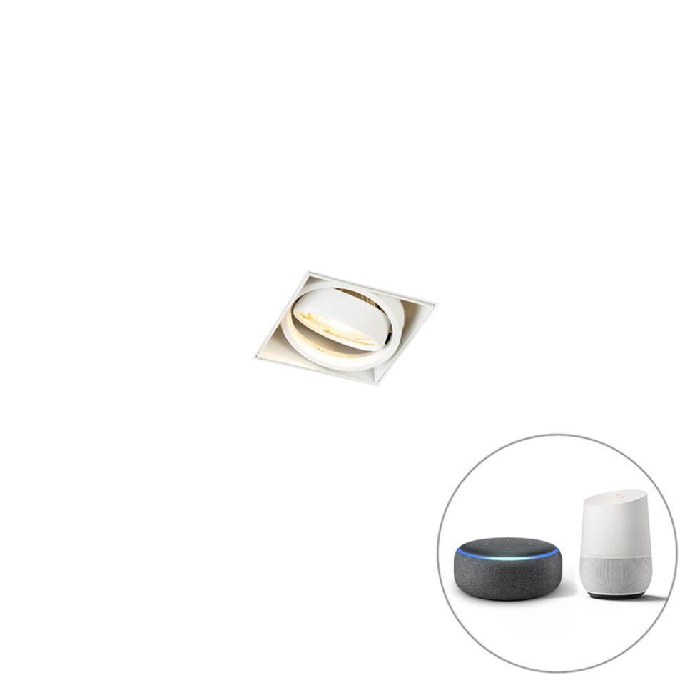 QAZQA Smart inbouwspot wit trimless incl. Wifi GU10 - Oneon 1