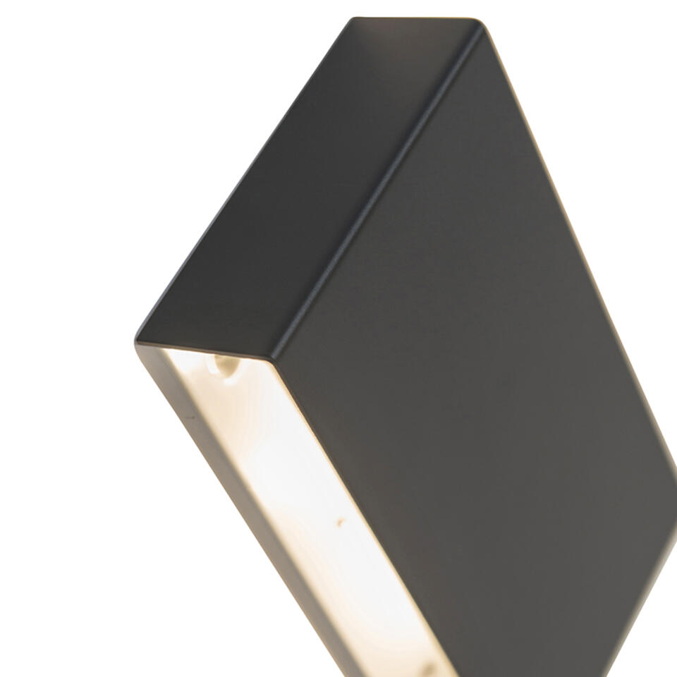QAZQA Moderne wandlamp zwart - Otan