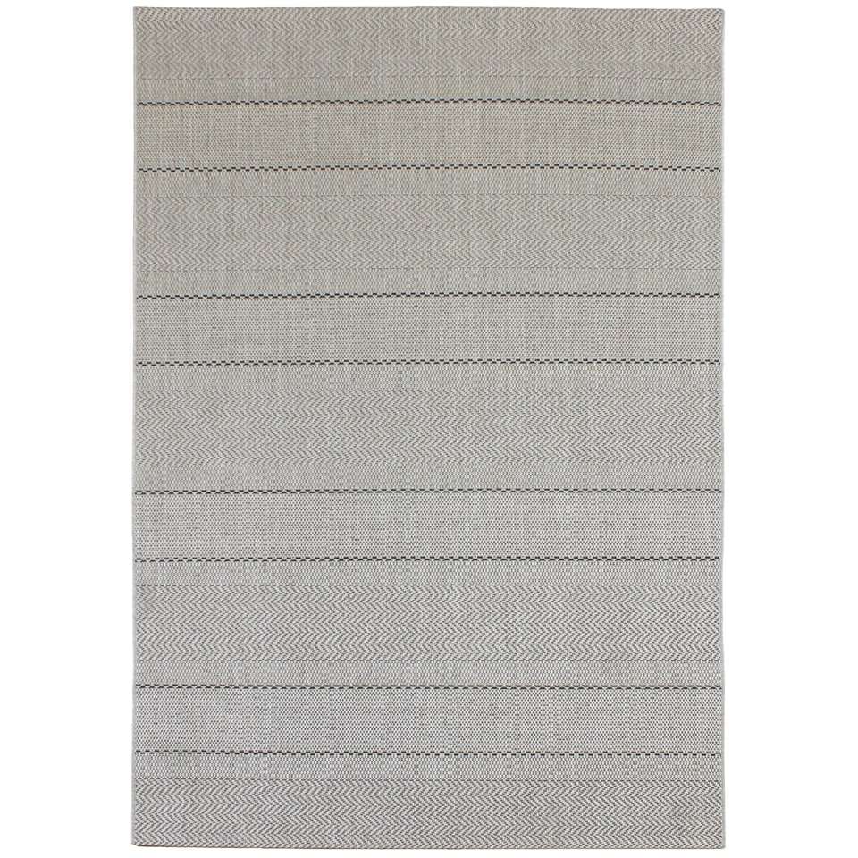 Easy Living - Patio-Beige-Stripe - 80x150 cm Vloerkleed