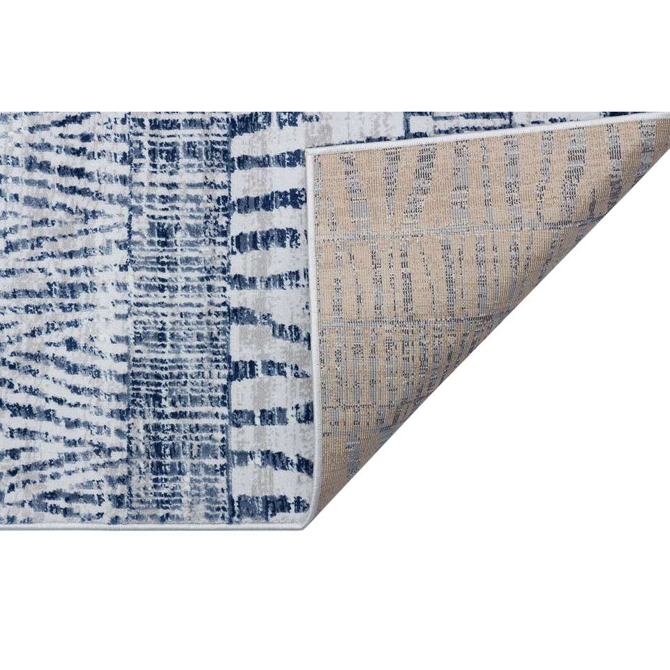 MOMO Rugs - Bazaro Tribal Blue White - 120x170 cm Vloerkleed