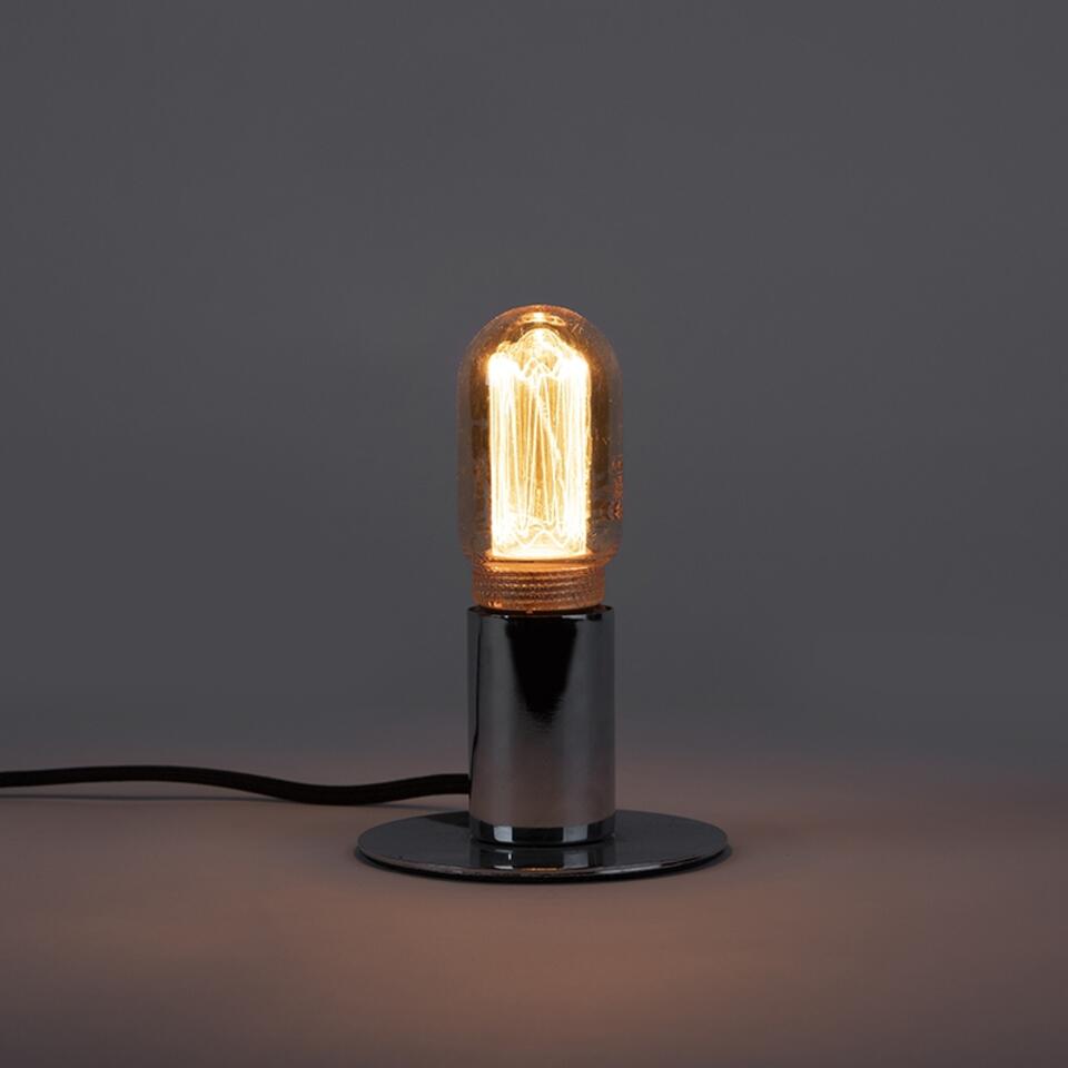 LUEDD E27 LED filament kogellamp met amberkleurig glas 2.5W 120 lumen 1800K