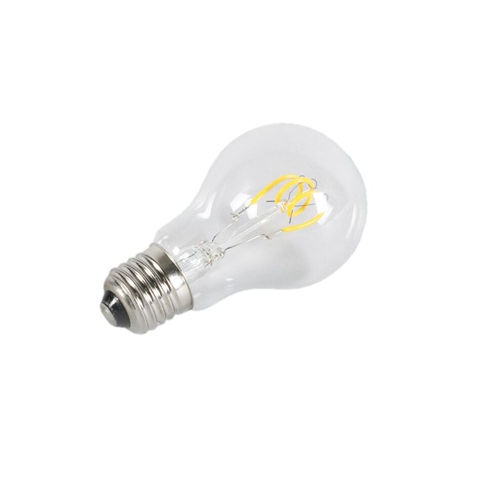 LUEDD Gedraaid filament LED lamp A60 3W 2200K helder