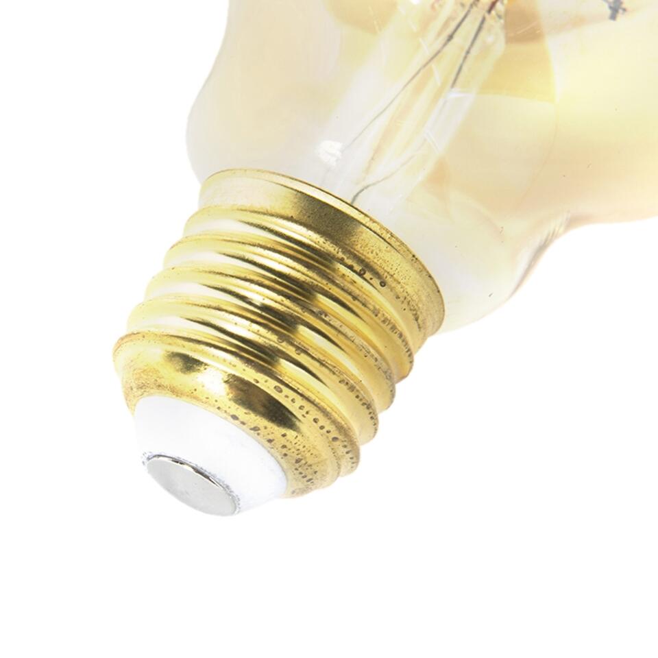 LUEDD E27 dimbare LED filament lamp G95 goldline 5W 360 lm 2200K