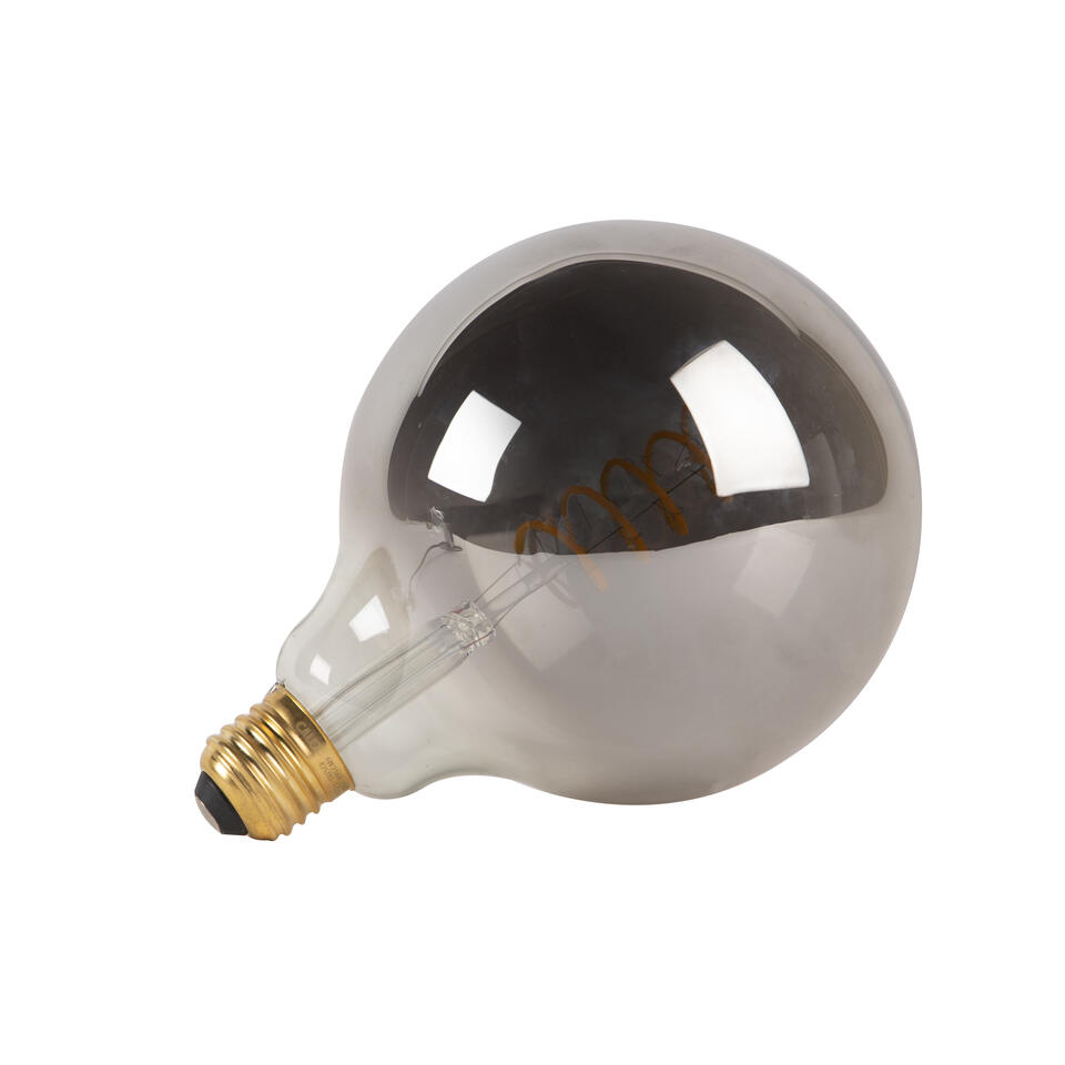 LUEDD E27 dimbare LED gedraaid filament lamp smoke 4W 100 lm 2100K