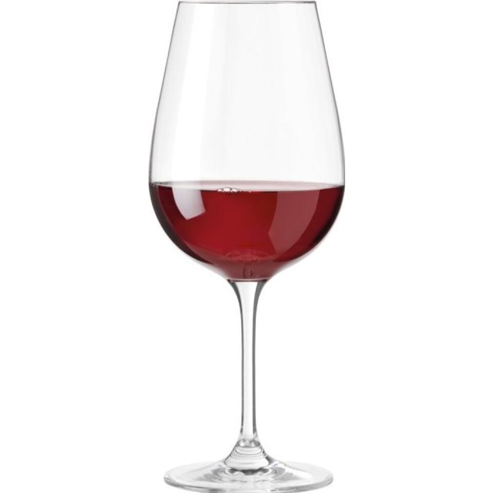مبروك على رأس فراش  Leonardo Tivoli bordeaux wijnglas - set van 6 | Leen Bakker
