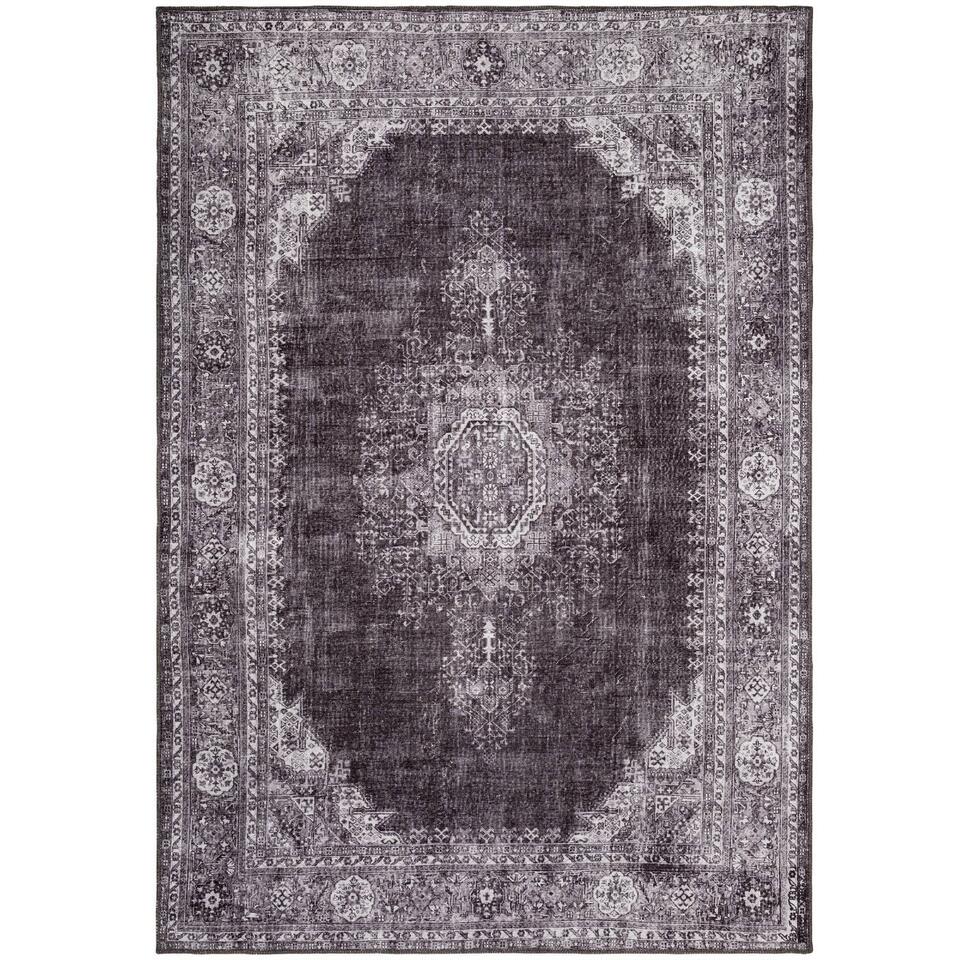 Brinker Vloerkleed Shirak - Antraciet - Polyester - 190x290 cm (L)