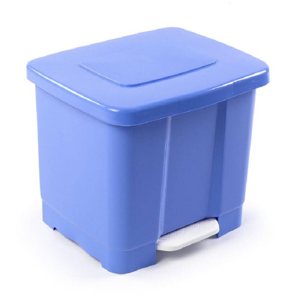 Treble Gooey Vermaken Forte Plastics Pedaalemmer - blauw - dubbele vuilnisbak - 35 liter | Leen  Bakker