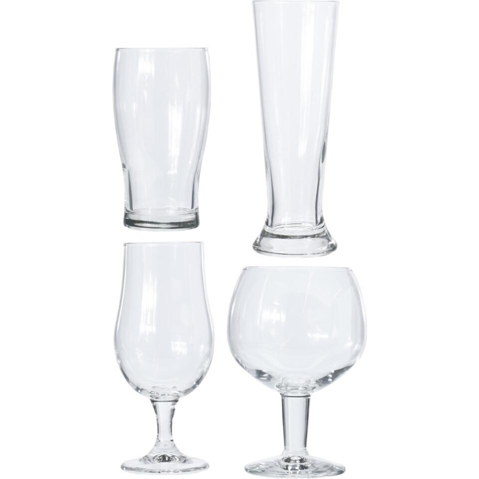 Paar academisch Hesje Bierglazen - 4 soorten - proefglazen set - glas | Leen Bakker