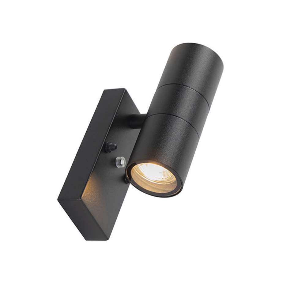 Lamponline Buitenlamp Sense - incl. LED - 2 lichts - dag nacht sensor - zwart