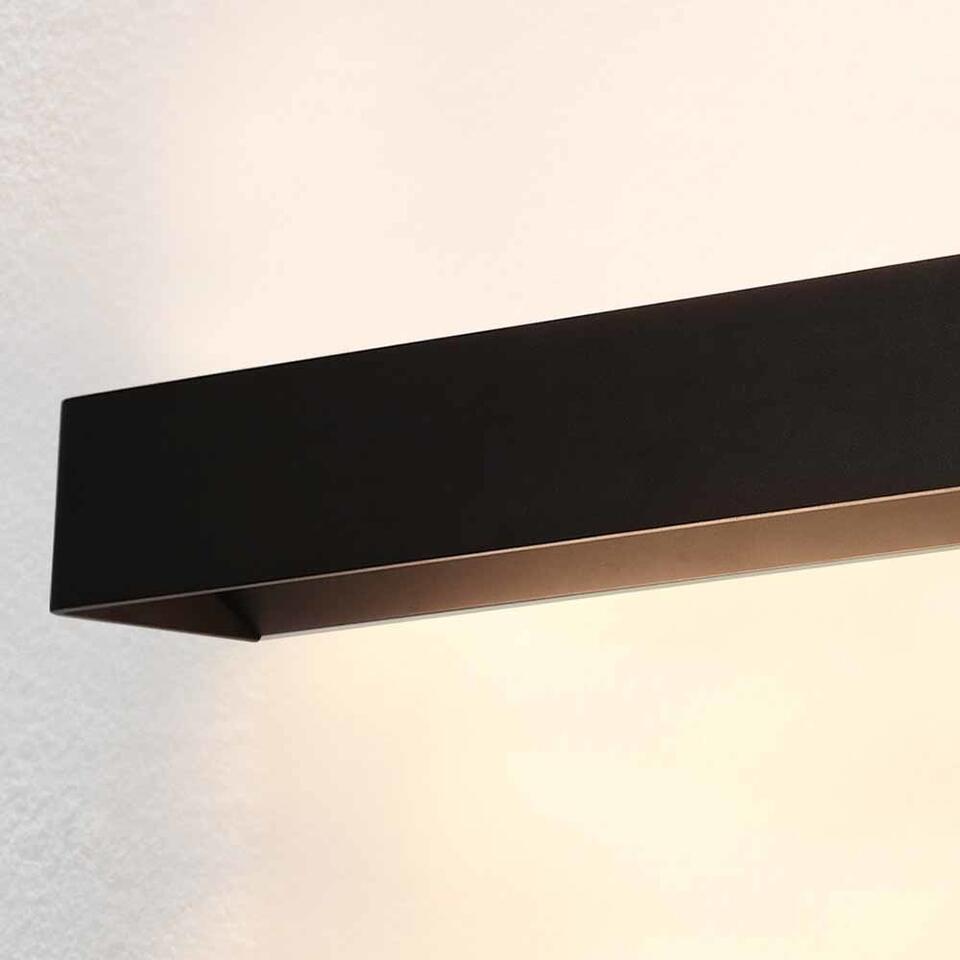 Artdelight Wandlamp Mainz XL 50 x 7 cm zwart