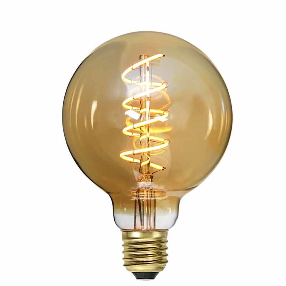 Christus Numeriek overhead Highlight Lamp LED G95 4W 180LM 2200K Dimbaar Amber | Leen Bakker