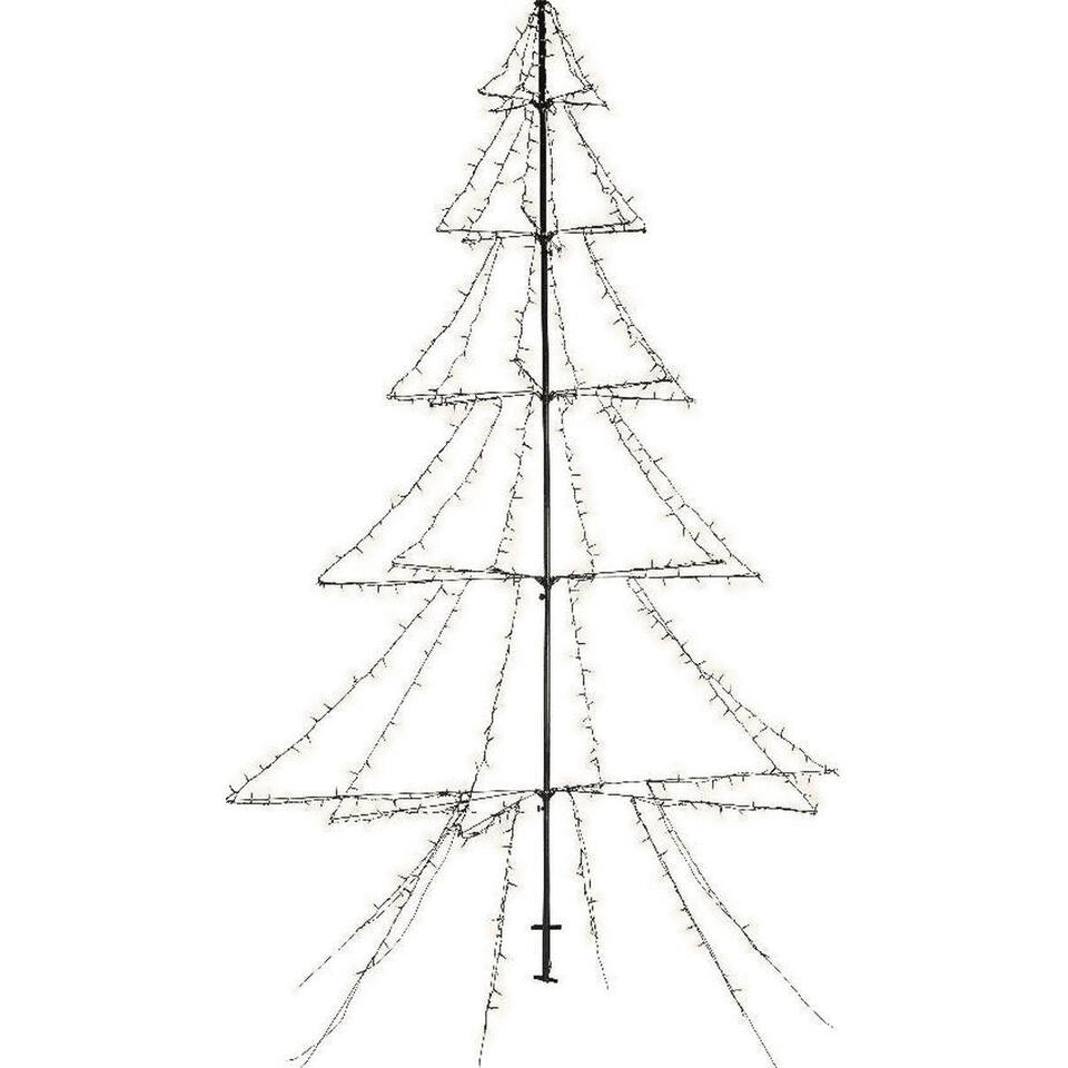 Lumineo Kerstverlichting Figuur - Kerstboom - LED - 200 Cm | Leen Bakker