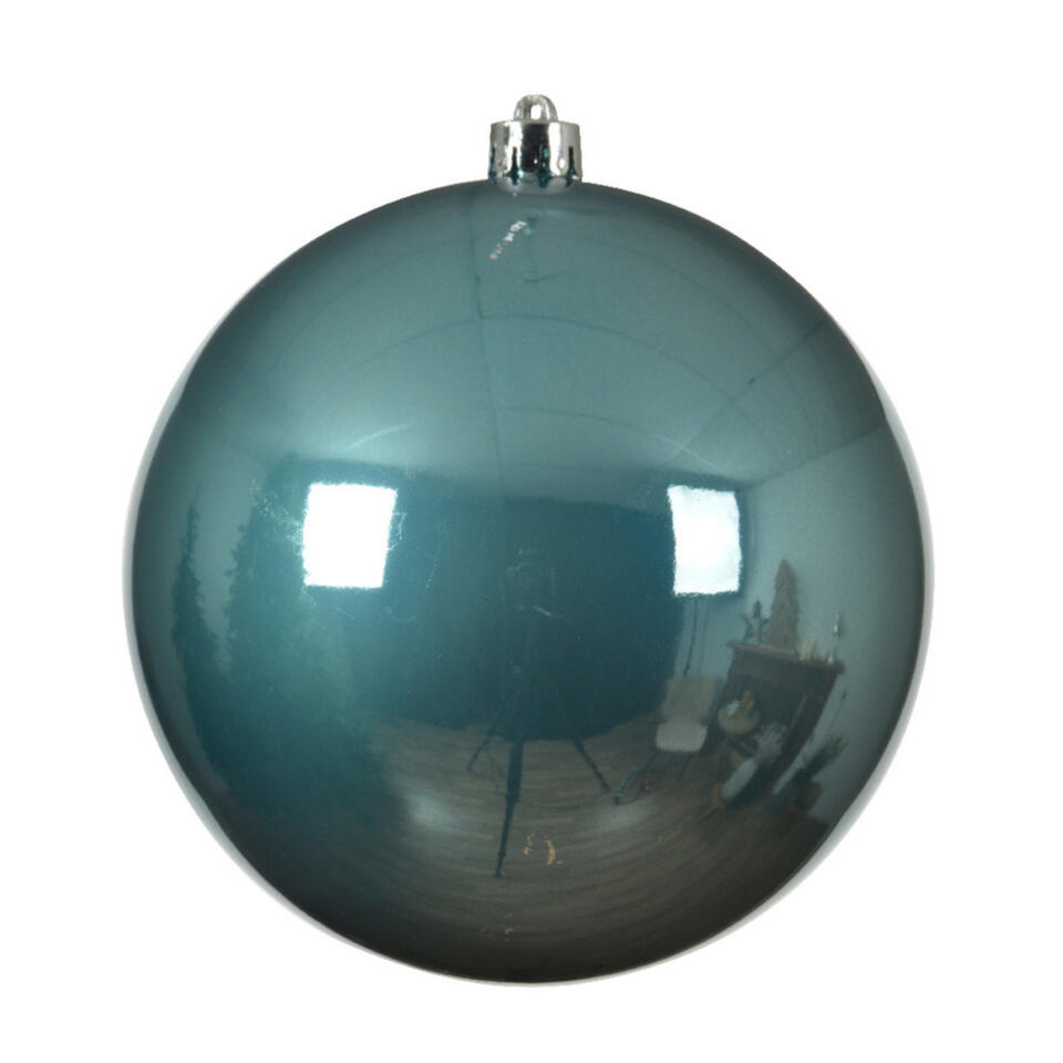 Scully Inspireren accu Decoris Kerstballen - 1 stuk - ijsblauw - 20 cm | Leen Bakker