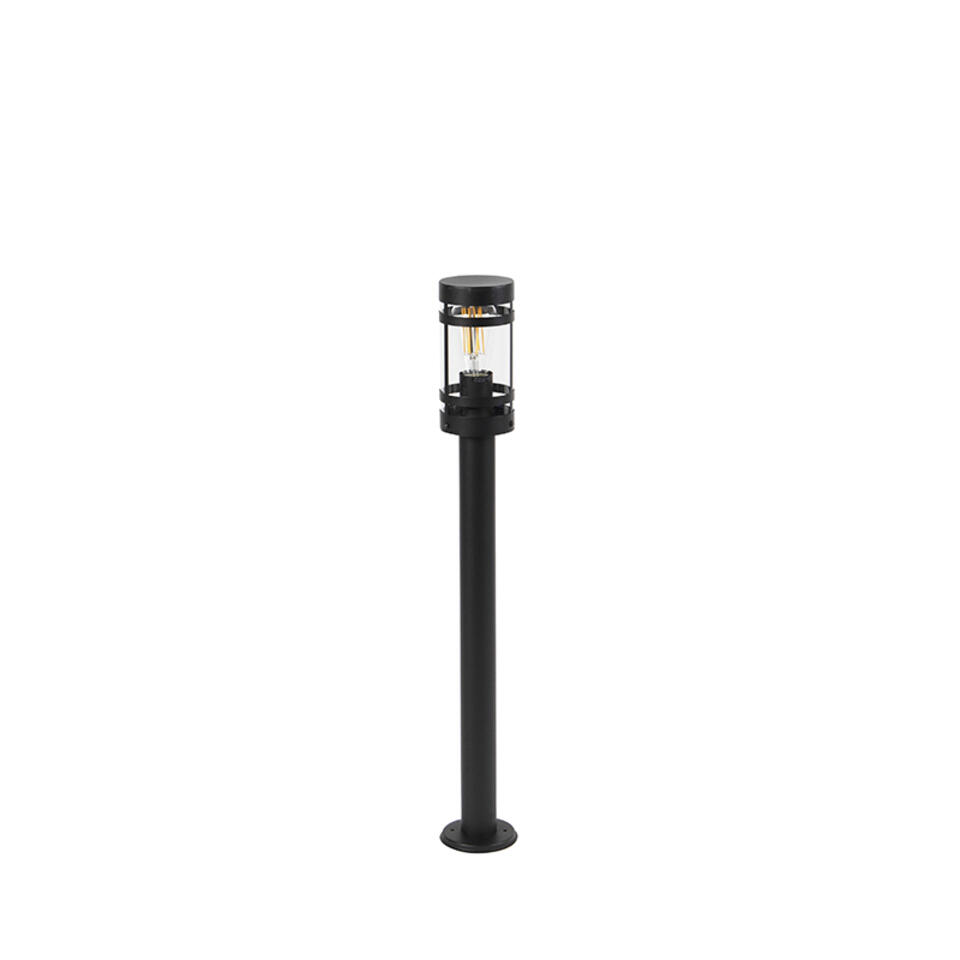 QAZQA Moderne buitenlamp zwart 80 cm IP44 - Gleam