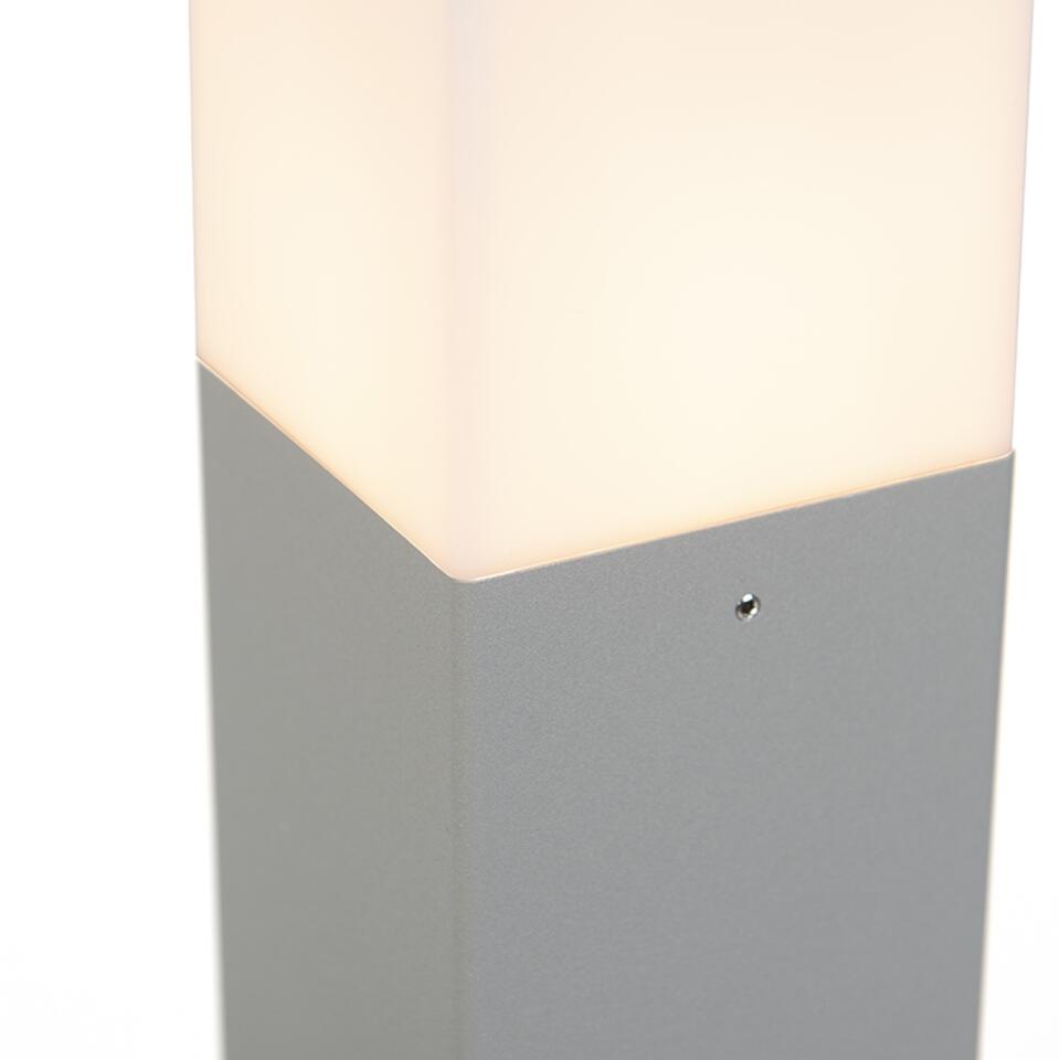 QAZQA Buitenlamp 50 cm grijs met grondpin en kabelmof - Denmark