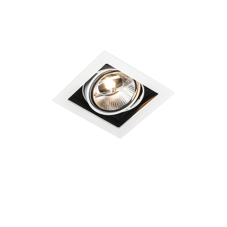 QAZQA Moderne inbouwspot wit 18 cm verstelbaar - Artemis 111