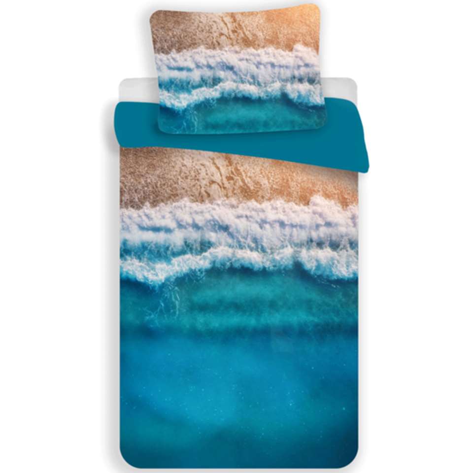 hetzelfde Pracht Beschuldiging Beach Dekbedovertrek Tropical Holiday - Eenpersoons - 140 x 200 cm -  Polyester | Leen Bakker