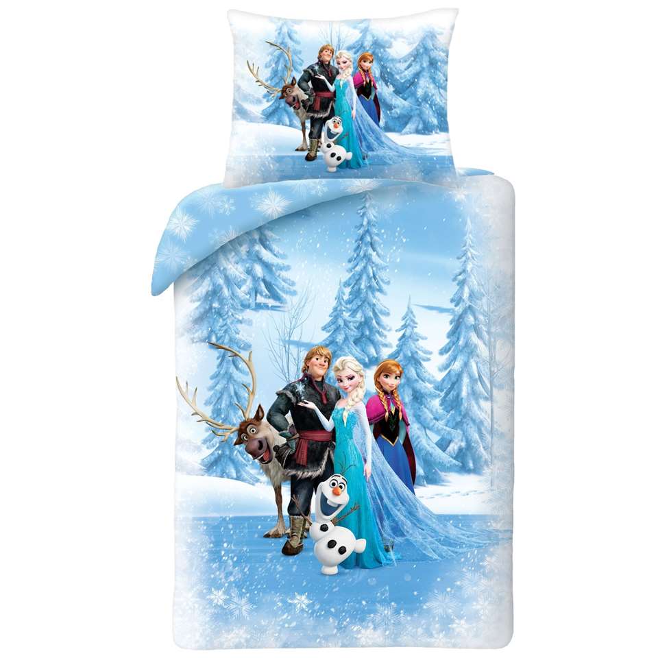 Frozen Winterland - Eenpersoons - 140 x 200 cm - Katoen | Bakker