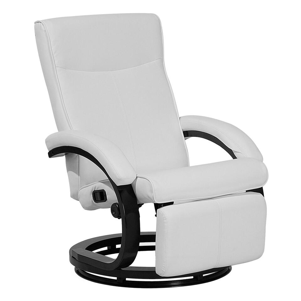 Gedeeltelijk Uitgaan Extreem belangrijk Beliani TV-fauteuil MIGHT - Wit kunstleer | Leen Bakker