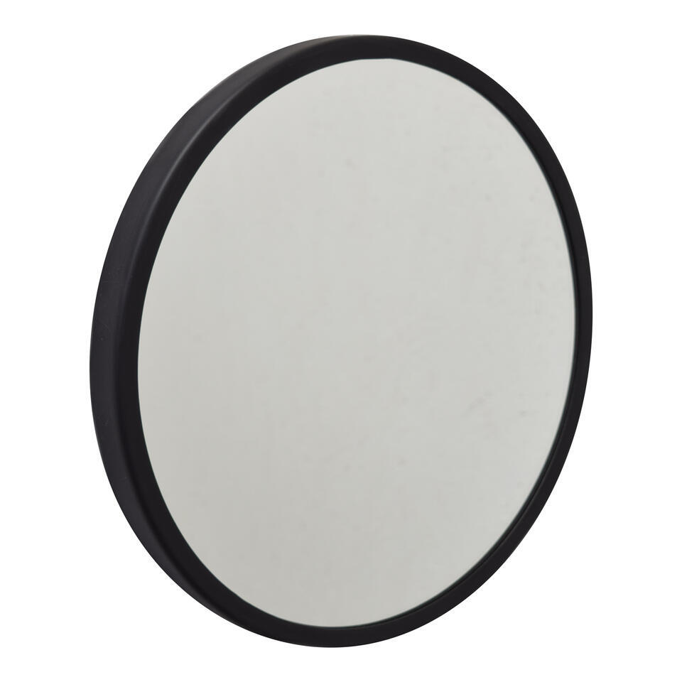 LOFT42 Mirror Spiegel Rond Zwart - Metaal - | Leen Bakker