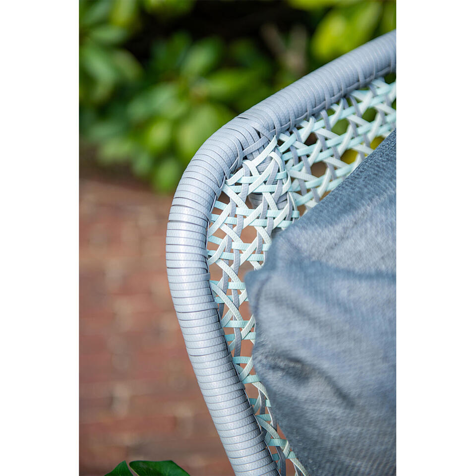 Garden Impressions Selene fauteuil met voetenbank - Soft groen