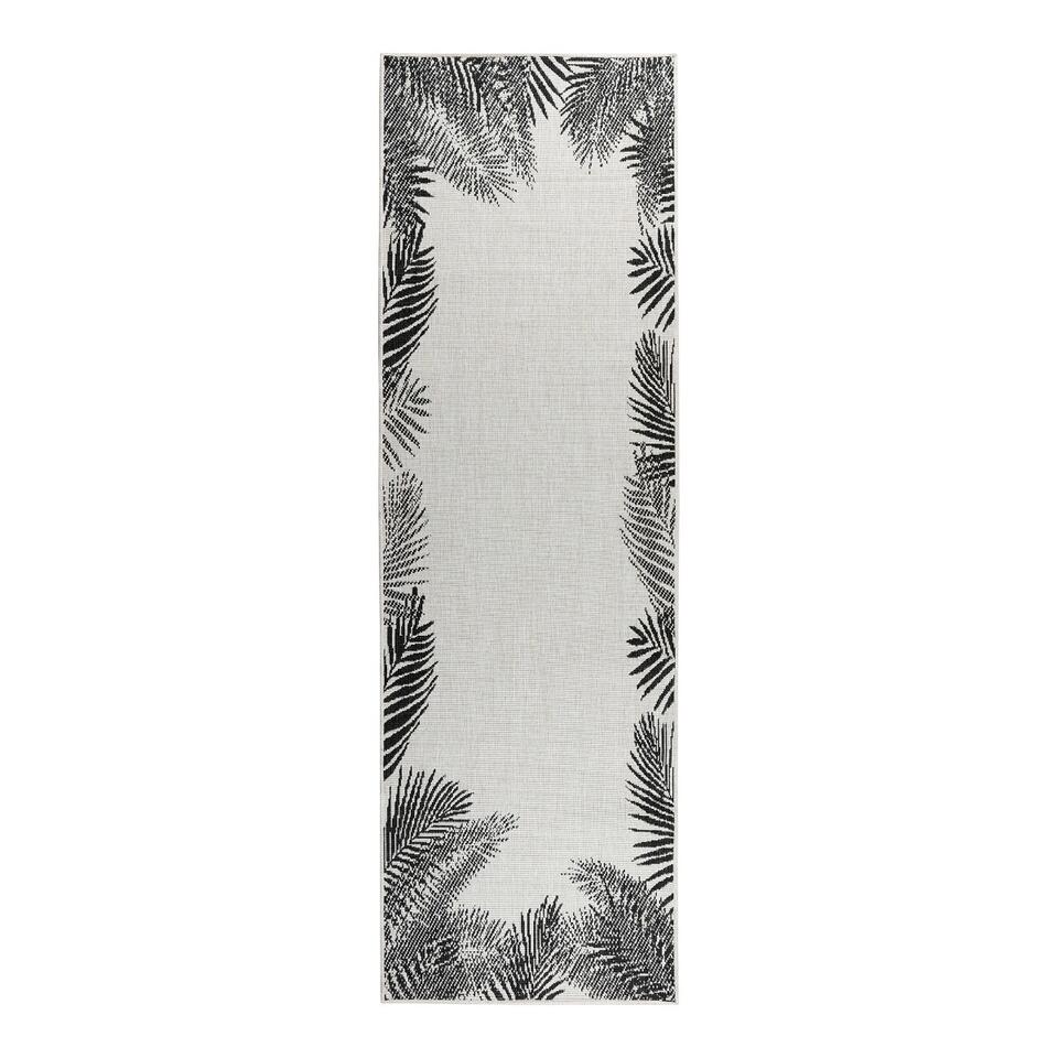 Vervelend de jouwe Ritmisch Buiten loper - Balkonkleed Leaf - Zwart - dubbelzijdig - EVA Interior - 80  x... | Leen Bakker