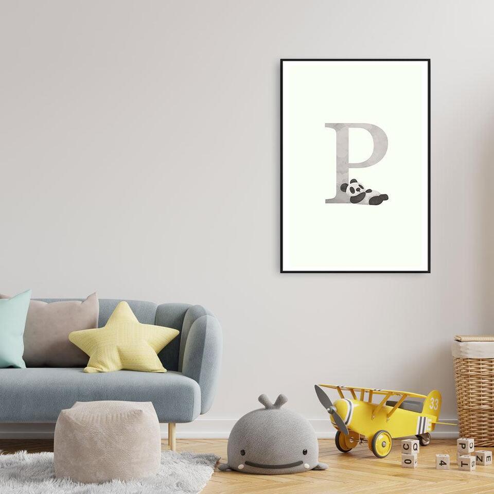 Walljar - Alfabet P - Poster / 30 x 45 cm