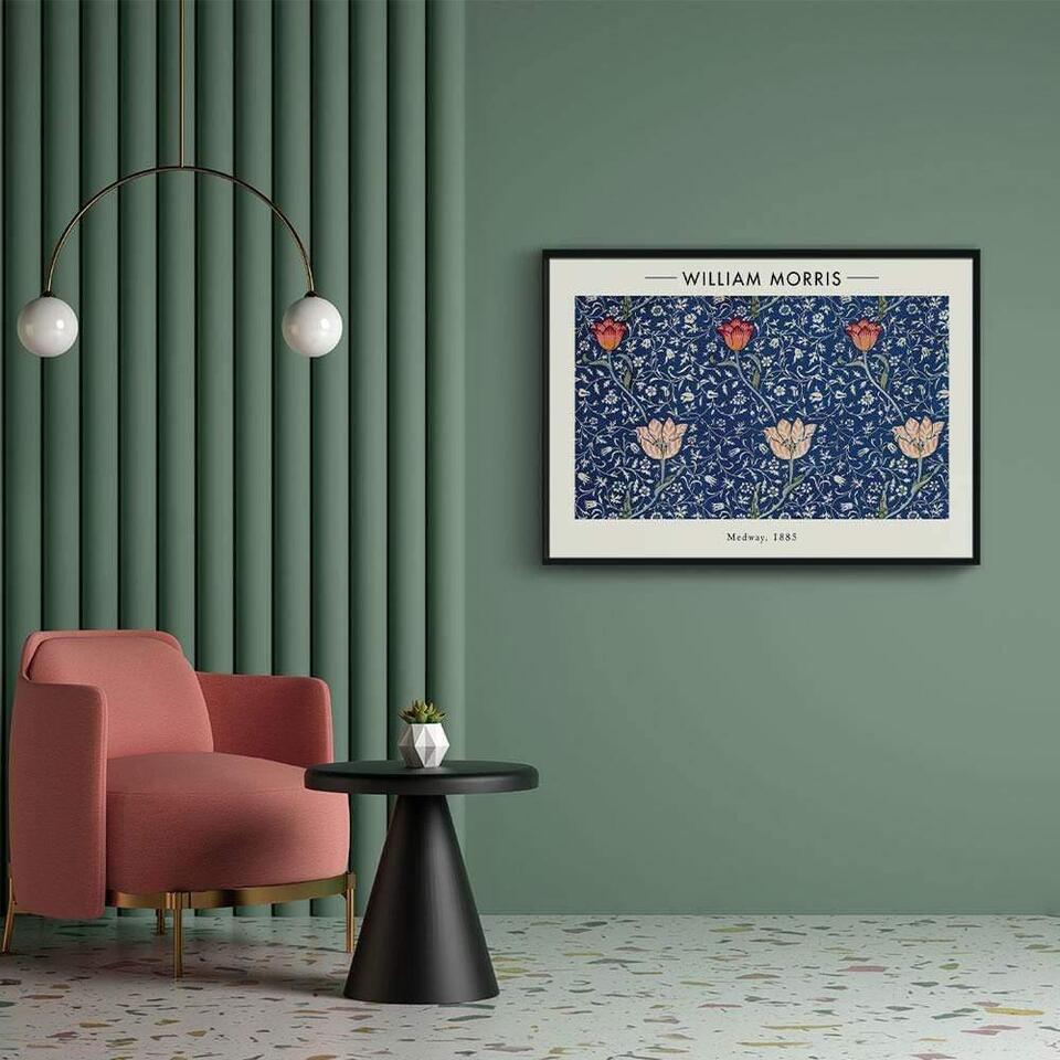 Walljar - William Morris - Medway - Poster met lijst / 40 x 60 cm