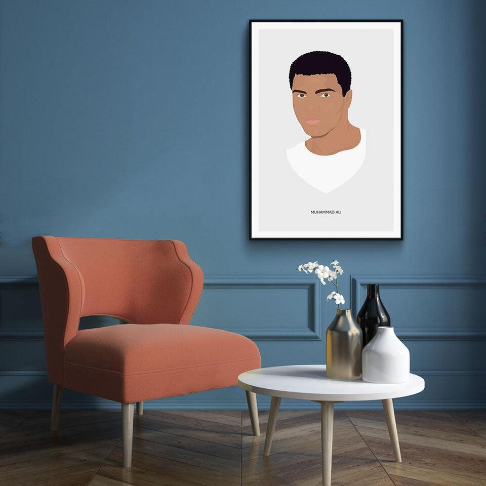 Walljar - Muhammad Ali - Poster / 30 x 45 cm