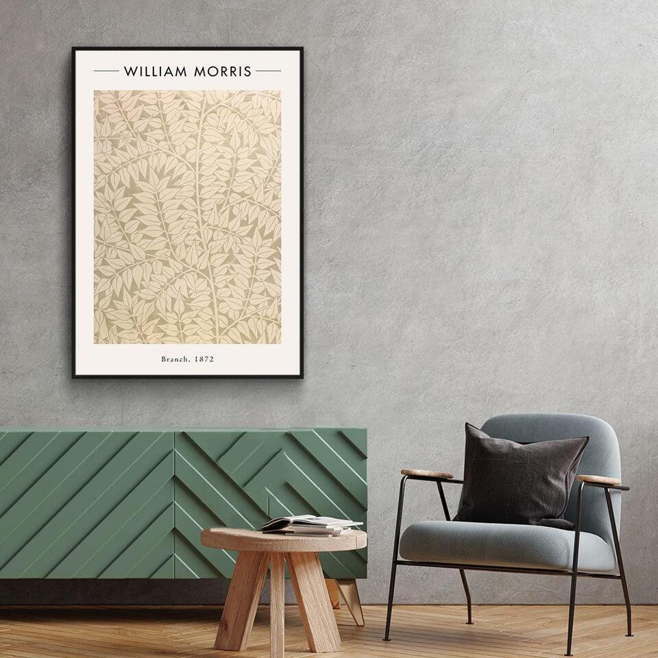 Walljar - William Morris - Branch - Poster met lijst / 50 x 70 cm