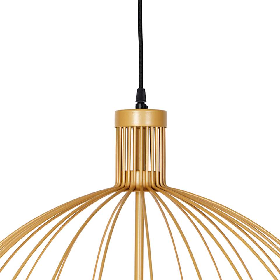 QAZQA Design hanglamp goud 70 cm - Wire Dos