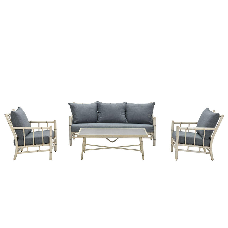 Garden Impressions Tabor loungeset 4-delig - mystic grey product