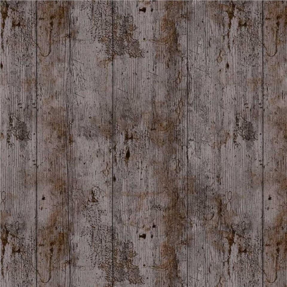 Bellatio design Tafelzeil - houtlook - binnen en buiten - 140 x 250 cm