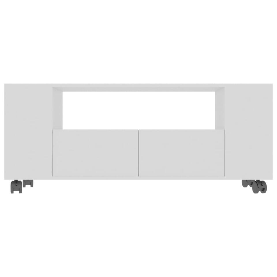 vidaXL Tv-meubel 120x35x43 cm bewerkt hout wit
