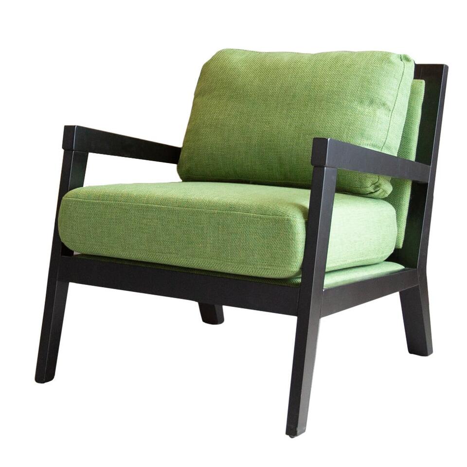 joggen Faeröer Zonsverduistering Industriële fauteuil Morris stof groen - Stof - Groen | Leen Bakker