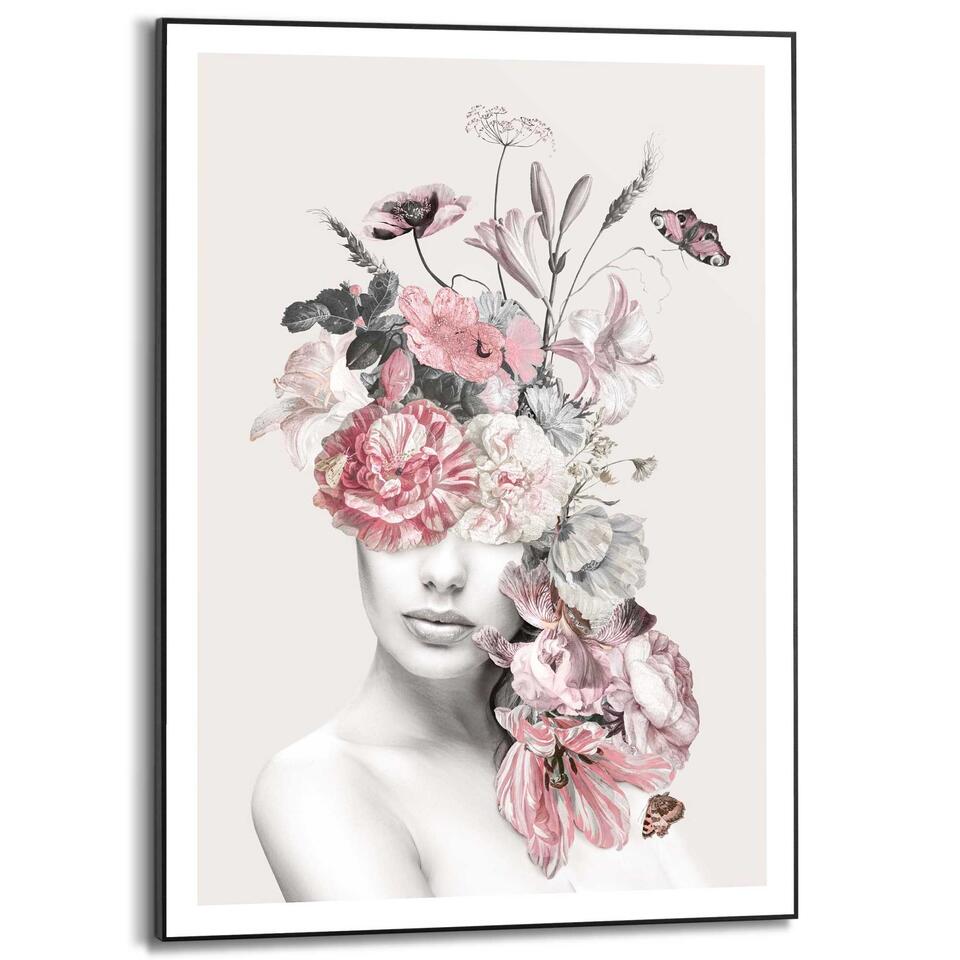 70x50 cm Roze Hout | Leen Bakker