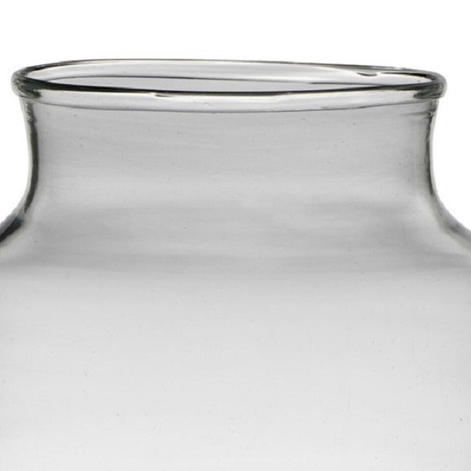 Rendezvous zag wenselijk Hakbijl Glass Vaas - glas - gerecycled glas - 18 x 22 cm | Leen Bakker