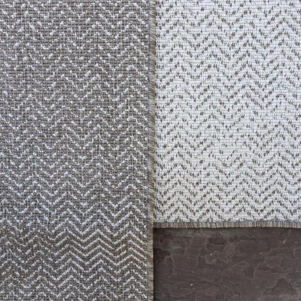EVA Interior Buitenkleed Dahl bruin/grijs dubbelzijdig - 160 x 230 cm
