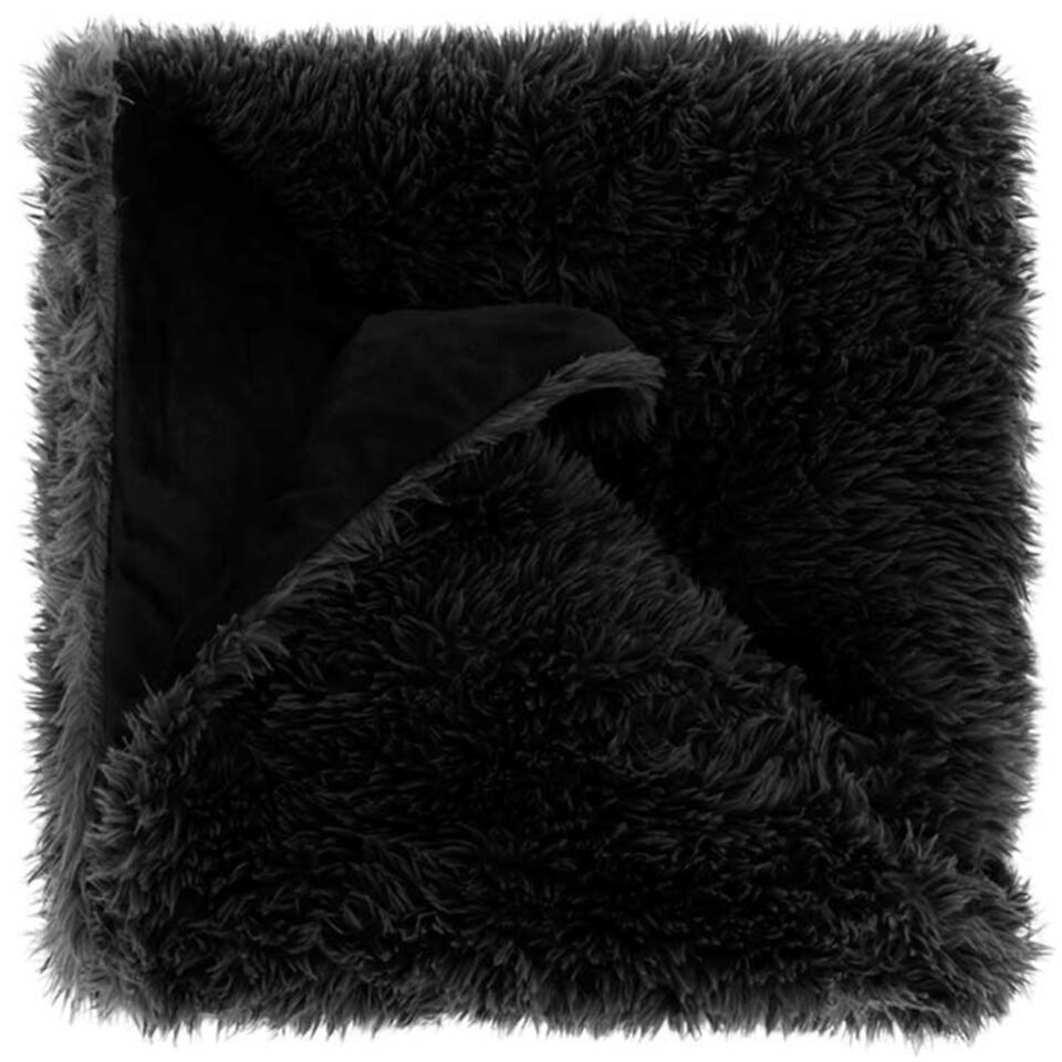 Unique Living - Plaid Olaf 150x200cm black