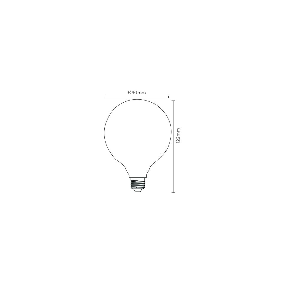 Lucide G80 Filament lamp - Opaal