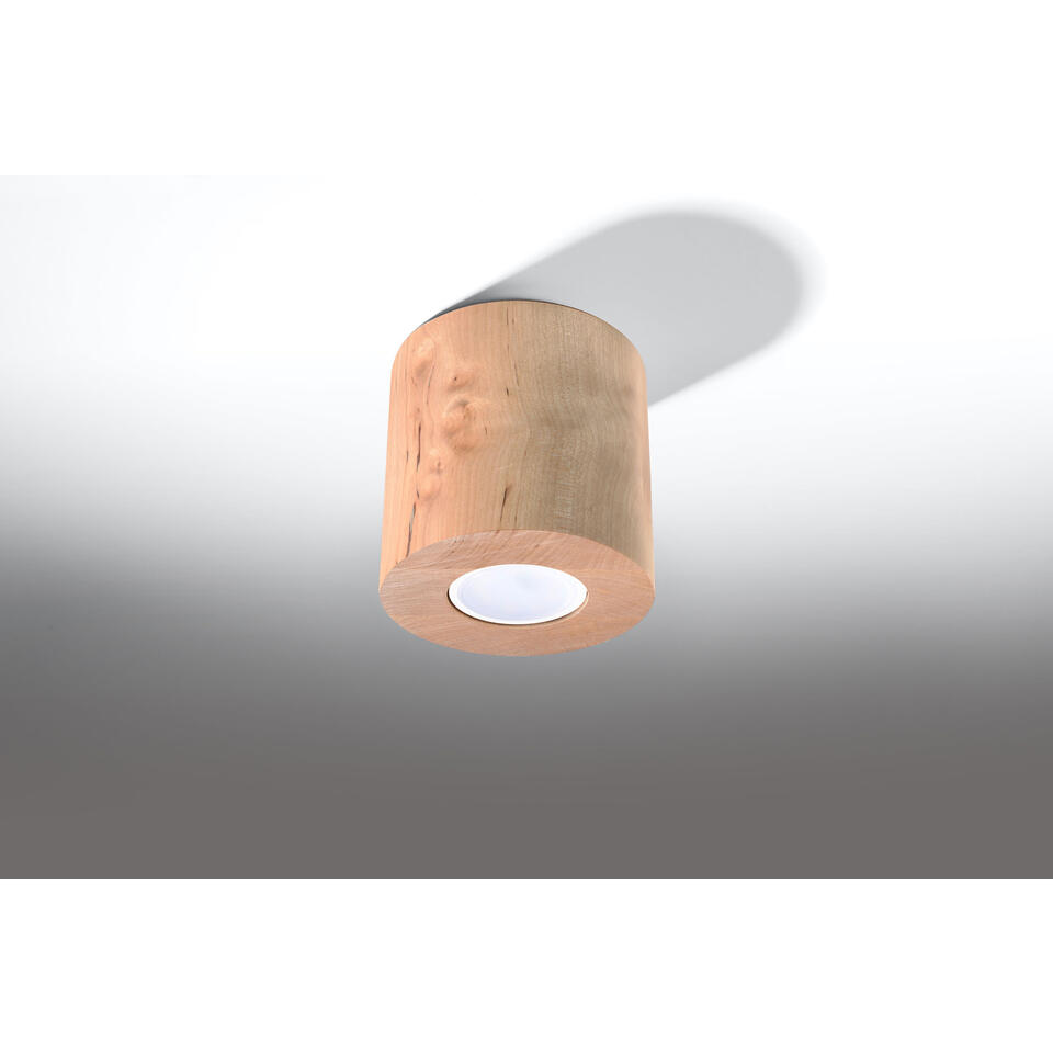 Sollux Plafondlamp Orbis hout
