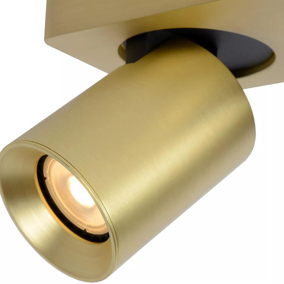 Artdelight Spot Megano 4 lichts vierkant mat goud