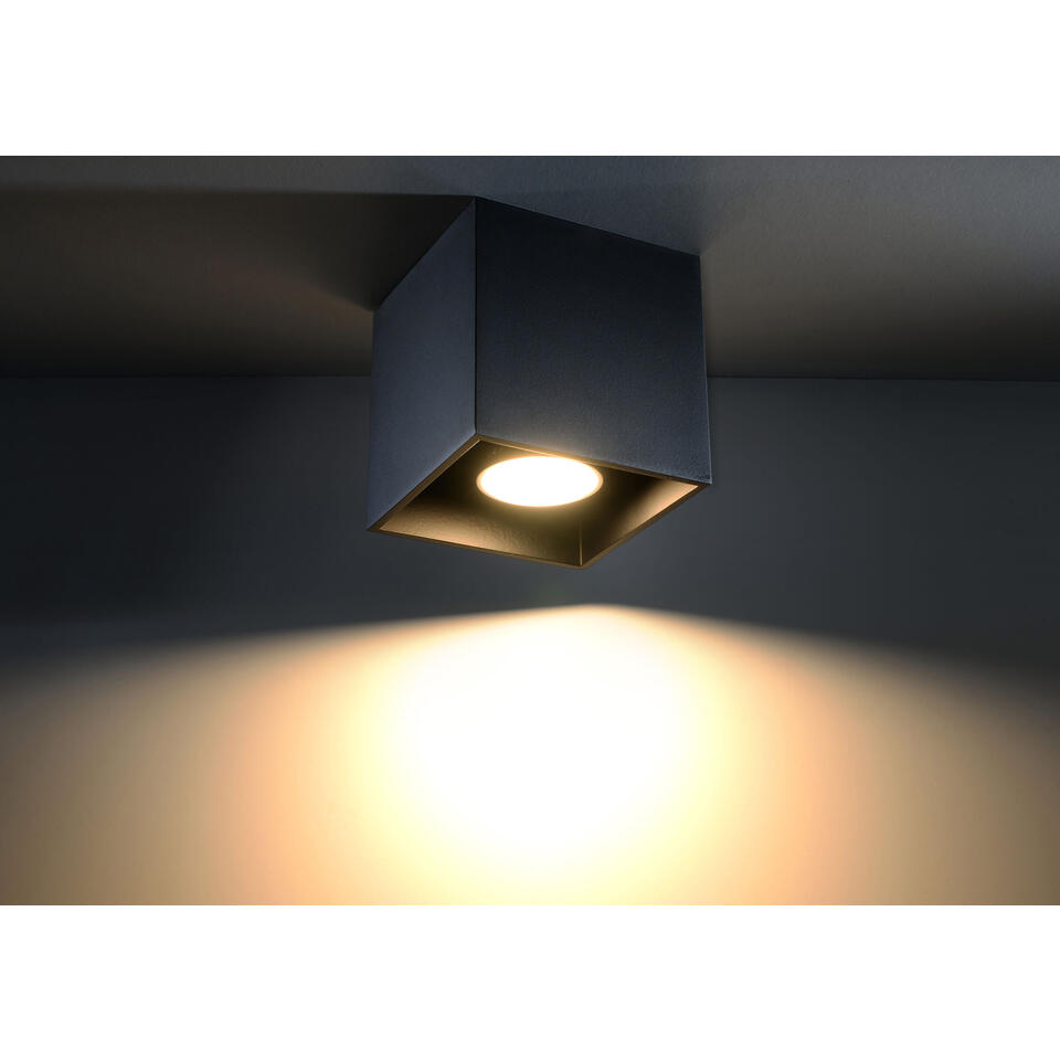 Sollux Plafondlamp Quad zwart
