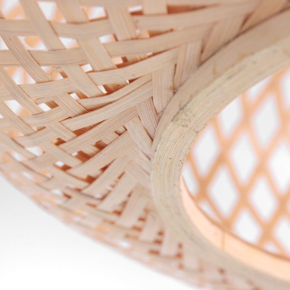 Anne Light & home Plafondlamp Maze Ø 42 cm bamboe beige