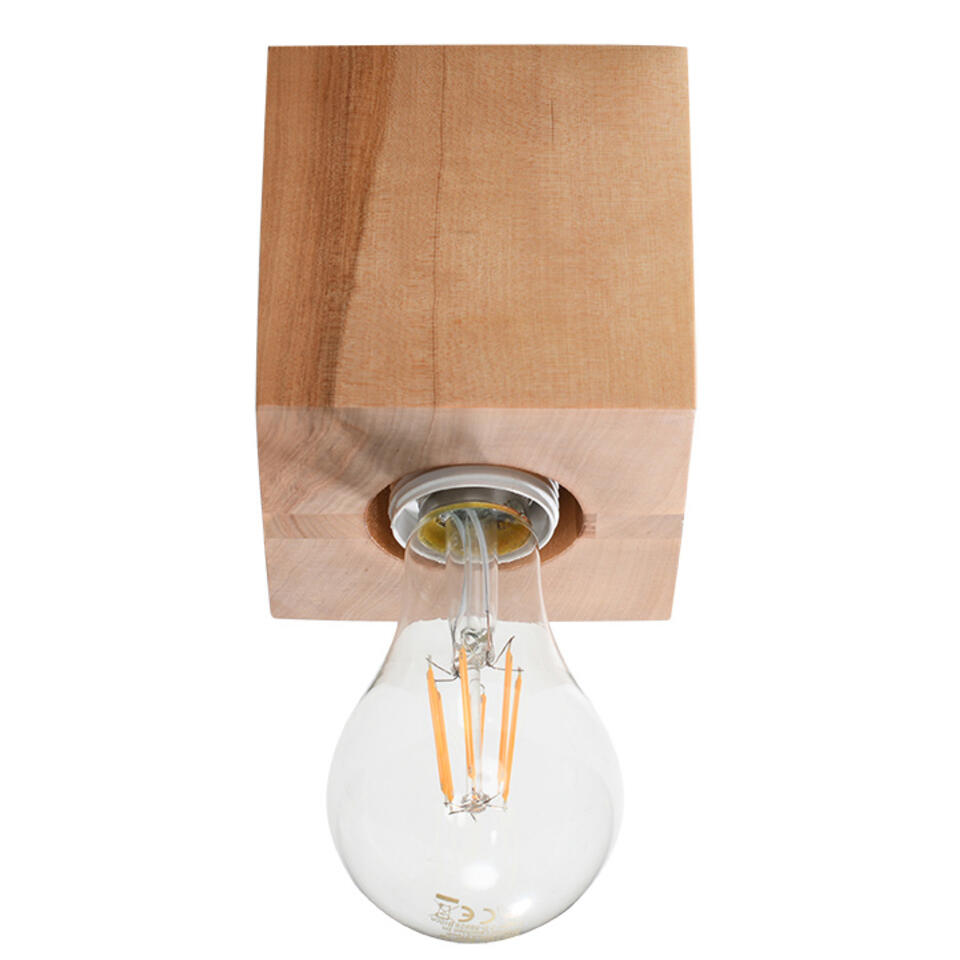Sollux Plafondlamp Ariz hout