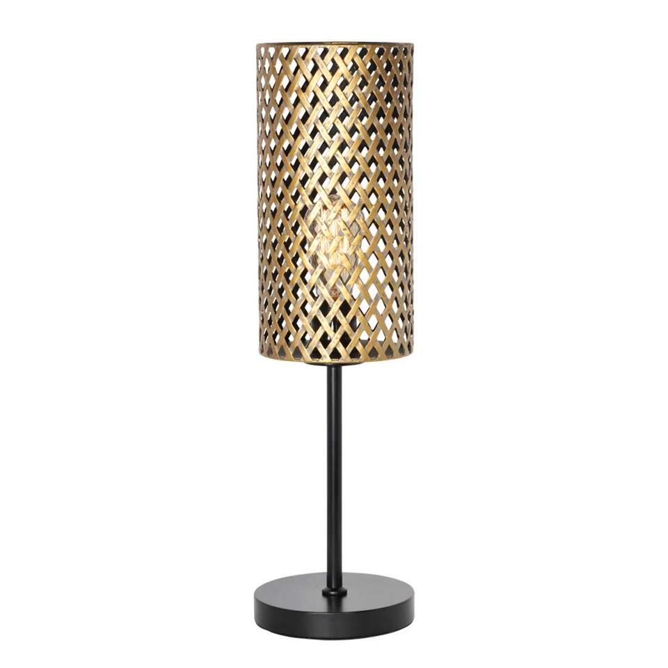 Freelight Tafellamp Cestino H 57 cm zwart - goud